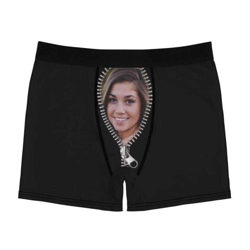 Your Face on Custom Men's Boxers with Zipper - Personalized Underwear