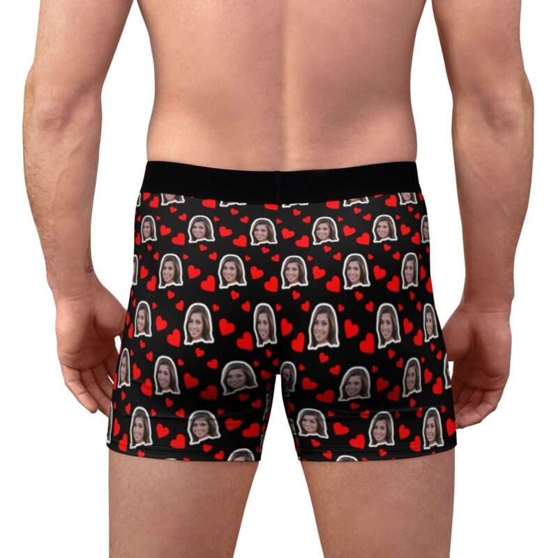 Your Face on Men's Personalized Boxer - Custom Valentine's Day Underwear