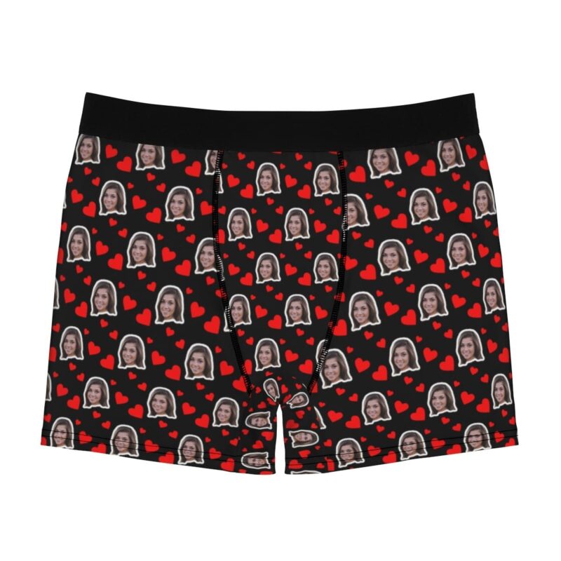 Your Face on Men's Personalized Boxer - Custom Valentine's Day Underwear