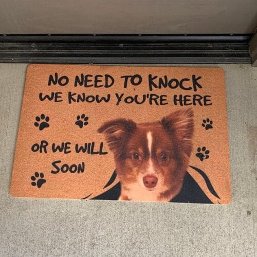 Personalized Dog Photo Doormat - I'm in charge here photo review