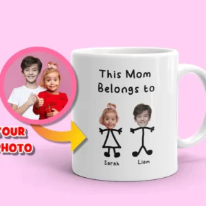 Custom Mama Mug This Mom Belongs to Personalized Coffee Mug for Mother's Day