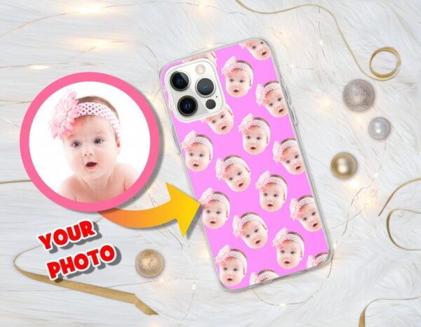 Personalized Baby Photo iPhone 11, 12, 13 pro max cases