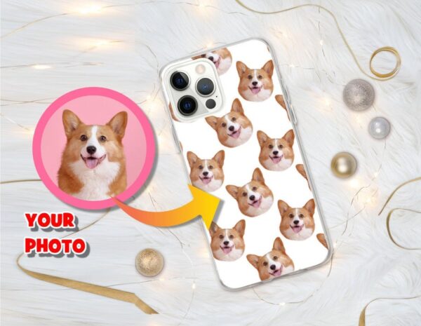 Personalized Dog Face Photo iPhone Case