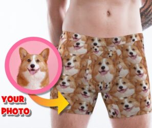 Personalized Dog Photo Men's Underwear