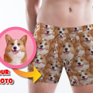 Personalized Dog Photo Men's Underwear