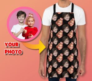 Custom Apron with Faces - Gift for Father's Day