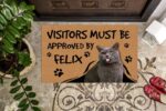 Personalized Cat Photo Doormat Visitors must be approved by il_794xN.2235332550_c1tm Personalized Cat Doormat - Visitors Must Be Approved