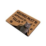 Personalized Cat Photo Doormat Visitors must be approved by il_794xN.2282926835_r18l Personalized Cat Doormat - Visitors Must Be Approved