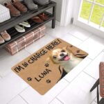 Personalized Dog Photo Doormat - I'm in charge here