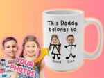 Custom Dad Mug This Daddy Belongs to Personalized Coffee Mug for Father's Day il_794xN.2926439279_ttzt Personalized This Daddy Belongs to Mug