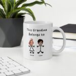 Custom Grandmother Mug This Grandma Belongs to Personalized Coffee Mug for Mother's Day il_794xN.2291302033_60w8 Personalized This Grandma Belongs to Mug