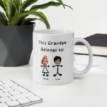Custom Grandfather Mug This Grandpa Belongs to Personalized Coffee Mug for Father's Day il_794xN.2291292225_34bp Personalized This Grandpa Belongs to Mug
