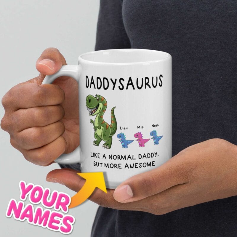 Daddysaurus Coffee Mug for Father's Day