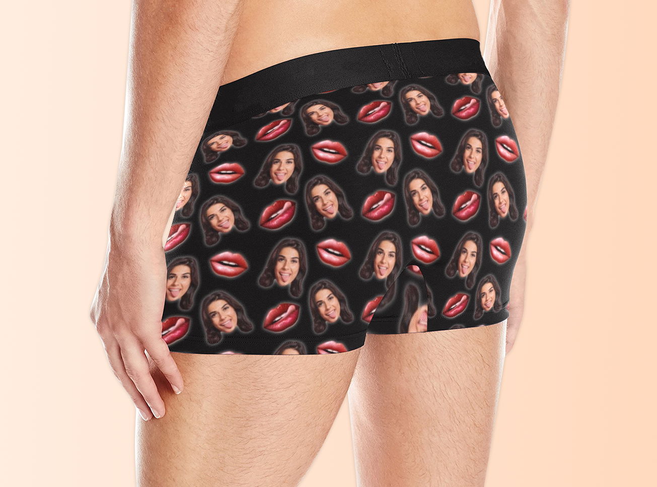 I licked it so its mine. Mens Boxer Rude Novelty pants humour. valentines  gift