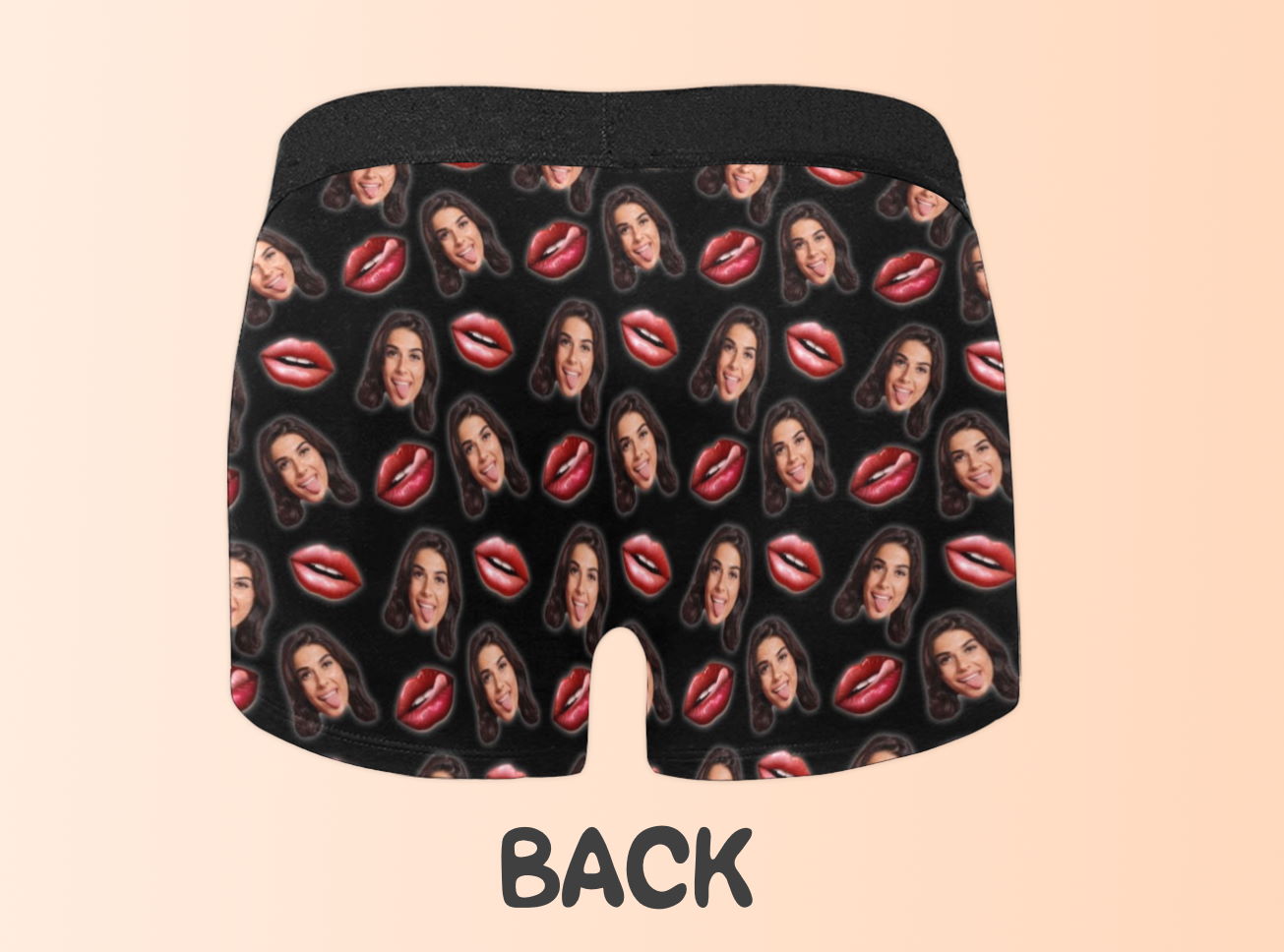 Men Custom Pocket Boxers Personalized Girlfriend Face Underwear Gift For  Him - Licked It So It's Mine - Personalized Face Photo On Men's Underwear