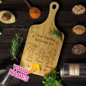 Custom Dad Cutting Board - The Ultimate Dad Gift Idea for Father's Day