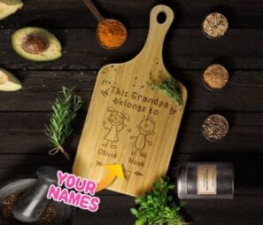 Best Custom Grandpa Cutting Board for Father's Day