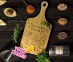 Custom Dad Cutting Board - The Ultimate Dad Gift Idea for Father's Day
