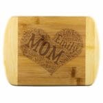 Custom Engraved Mom Wort Art Heart Shaped Cutting Board Gift Idea for Mother's Day il_794xN.4676972974_stbc