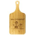 Engraved Kids Drawing Cutting Board Gift for Grandpas
