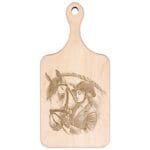 Horse Photo Cutting Board - Personalized Gift for Horse Lovers il_794xN.5883115427_et2m Equestrian Mom: Personalized Horse Themed Cutting Board Gift for Mother's Day
