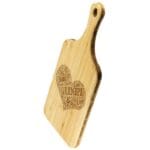 Grandpa Cutting Board Word Art Heart Shaped - Gift for Father's Day