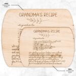 Grandma's Handwritten Recipe Engraved on Cutting Board il_794xN.5864651327_tb25