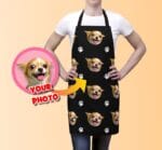 Personalized Dog Face Photo Apron
