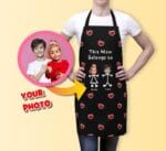 Personalized Mom's Apron: Custom Photo Gift for Mama | Mother's Day Apron Idea