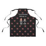 Custom Grandma Apron with Grandkids’ Photos and Names