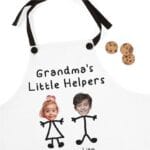 Custom Photo Apron for Grandma - Grandma's Little Helpers