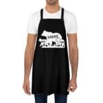 Personalized Black Daddy Bear Apron with Kids Names - Custom Gift for Father's Day, Papa Kitchen Apron from Son or Daughter, Dad Apron il_794xN.5856239866_3nrs Daddy Bear Apron: Personalized Gift for Dad