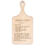 Grandma's Handwritten Recipe Engraved on Cutting Board