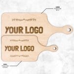 Personalized Cutting Board with Custom Logo - Company Logo Gift Idea
