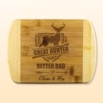 Custom Father's Hunting Cutting Board: Personalized Dad Hunter Chopping Board Gift for Father's Day il_794xN.2941812303_lldc Personalized Dad Fisherman Cutting Board - Gift for Father's Day