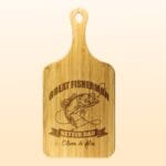 Personalized Dad Fisherman Cutting Board - Gift for Father's Day