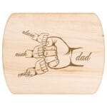 Personalized Father's Day Gift: Custom Fists Bump Cutting Board for Dad, Grandpa, Papa il_794xN.5793376350_f86e Personalized Father's Day Gift: Custom Fists Bump Cutting Board for Dads