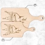 Personalized Father's Day Gift: Custom Fists Bump Cutting Board for Dad, Grandpa, Papa il_794xN.5793376344_6a8k Personalized Father's Day Gift: Custom Fists Bump Cutting Board for Dads