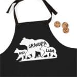 Grandpa Bear Apron: Personalized Gift with Grandkids Names, Custom for Father's Day, from Grandson or Granddaughter il_794xN.5904352691_qa81 Personalized Grandpa Bear Apron: Custom Gift for Father's Day