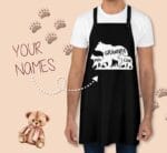Personalized Grandpa Bear Apron: Custom Gift for Father's Day