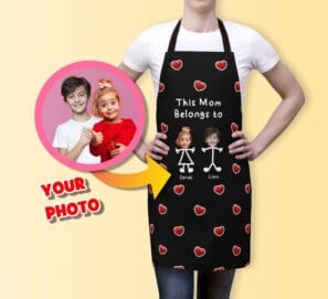 Personalized Photo Apron for Mother's Day