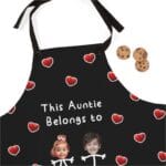 Personalized Photo Apron Gift for Auntie