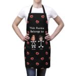 Personalized Photo Apron Gift for Auntie