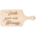 Write Your Own Custom Message on Cutting Board, Personalized Text Wooden Cutting Board with Paddle il_794xN.5802489674_evta Personalized Text Engraved on Cutting Board