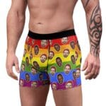 Custom Gay Underwear: Personalized Gay Photo Boxer Briefs, Engagement & Wedding Gift, LGBTQ Valentine's Day, Husband Gay Anniversary Idea il_794xN.3061323625_f335