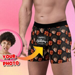 Personalized Birthday Underwear for Boyfriend or Husband