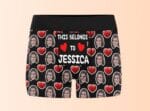 Custom Boxer Briefs with Text 'This Belongs to' and Your Name | Face Photo Underwear | Personalized Gift for Wedding Anniversary, Funny Photo Boxers, Fiancé Gift il_794xN.2795470488_nzit Custom Boxer Briefs with Text "This Belongs to" and Your Name