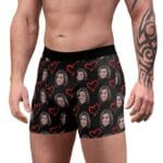 Custom Boxers with Hearts and your Face