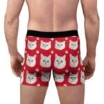 Custom Cat Face Photo Men's Underwear Gift for Cat Owners