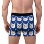 Custom Cat Face Photo Men's Underwear Gift for Cat Owners